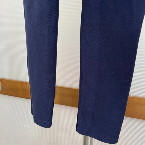 Michael Michael Kors Pull On Leggings Stretch Twill High Rise Pants Purple Sz M - Picture 10 of 14